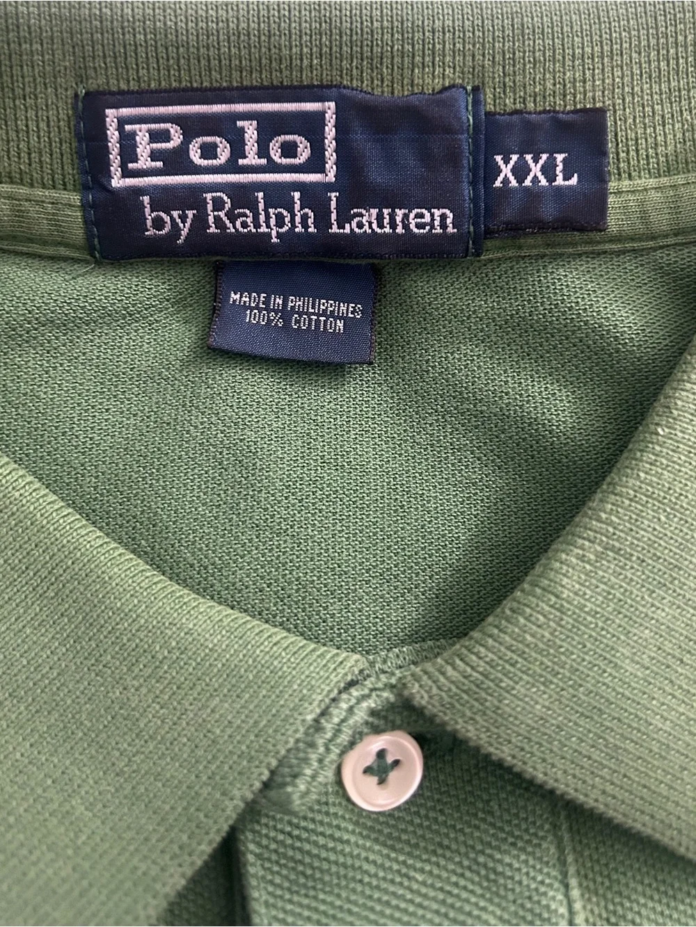 Polo Ralph Lauren Men’s Sz XXL Green Short Sleeve Polo w/ White Pony Logo